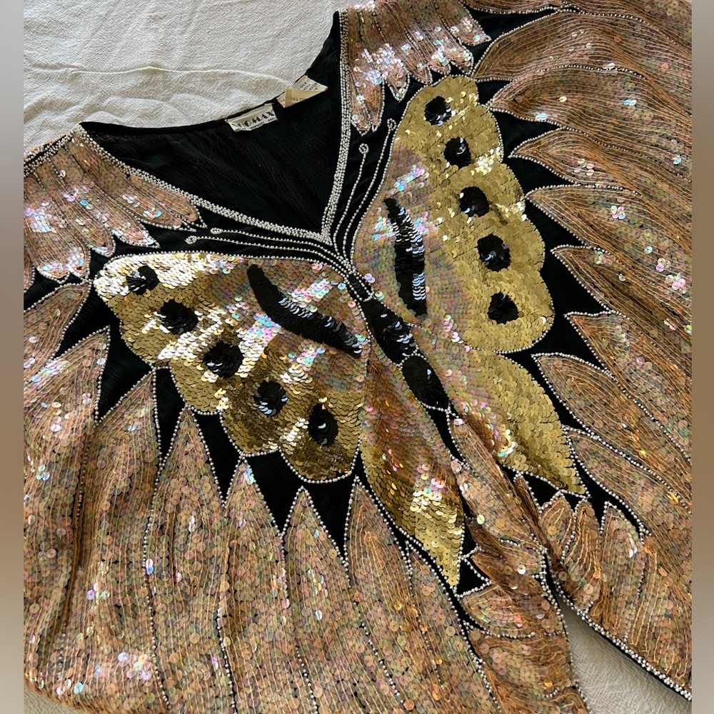 Vintage Shomax butterfly top